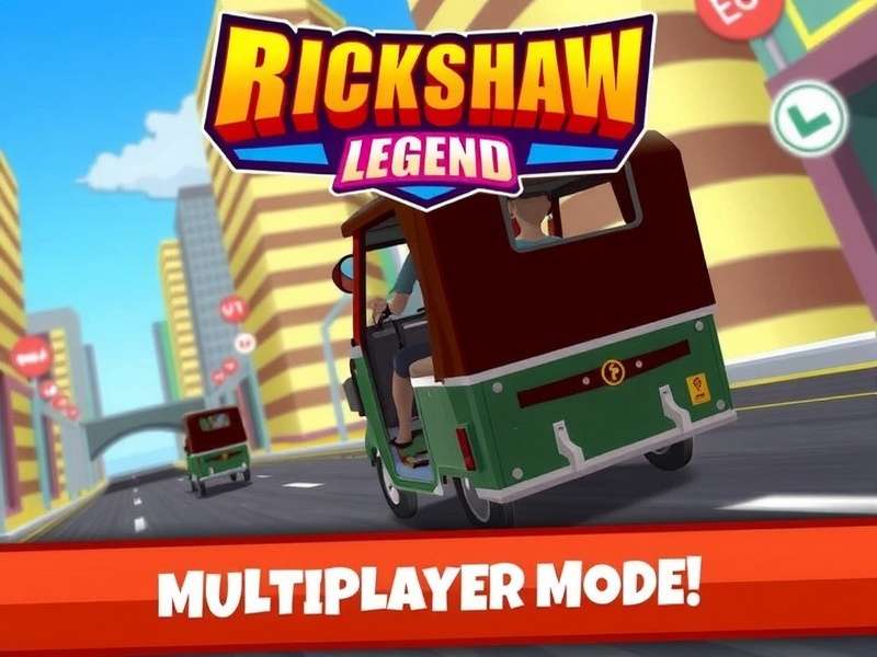 Compete with friends in Rickshaw Rush Legend's multiplayer mode Rickshaw Rush Legend Multiplayer Mode