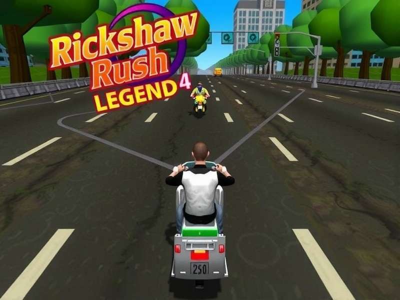 Experience the thrill of Rickshaw Rush Legend gameplay Rickshaw Rush Legend Gameplay Screenshot